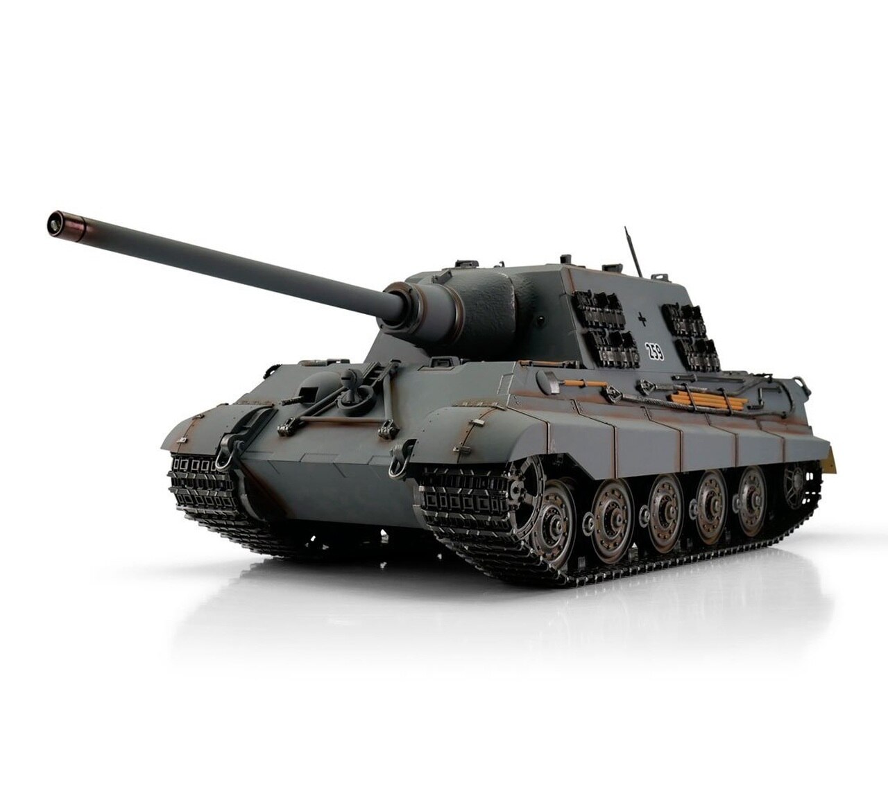 Torro German Jagdtiger RC Tank 2.4G IR Metal Edition PRO Grey Servo